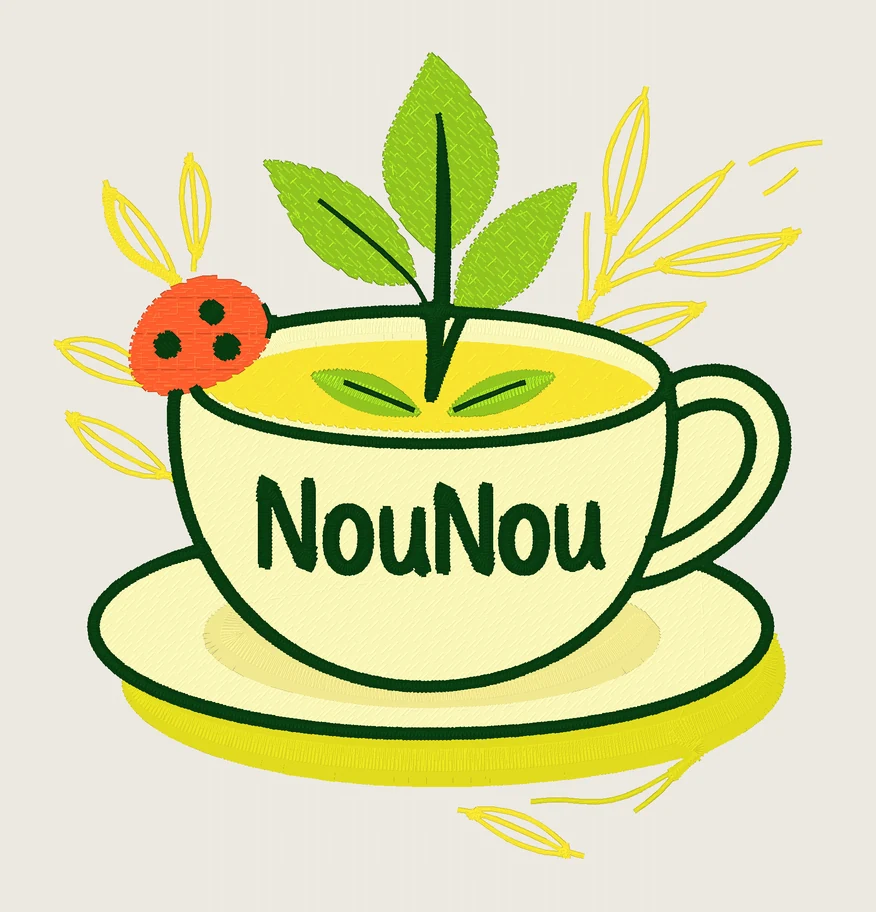 Teacup logo: stitch preview